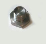 Oil filter adaptor pressure retaining bolt
